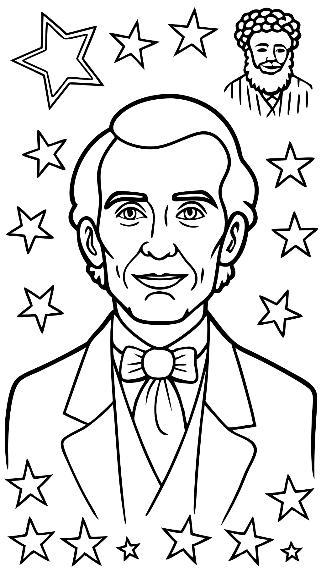 coloriages gratuits des présidents imprimables